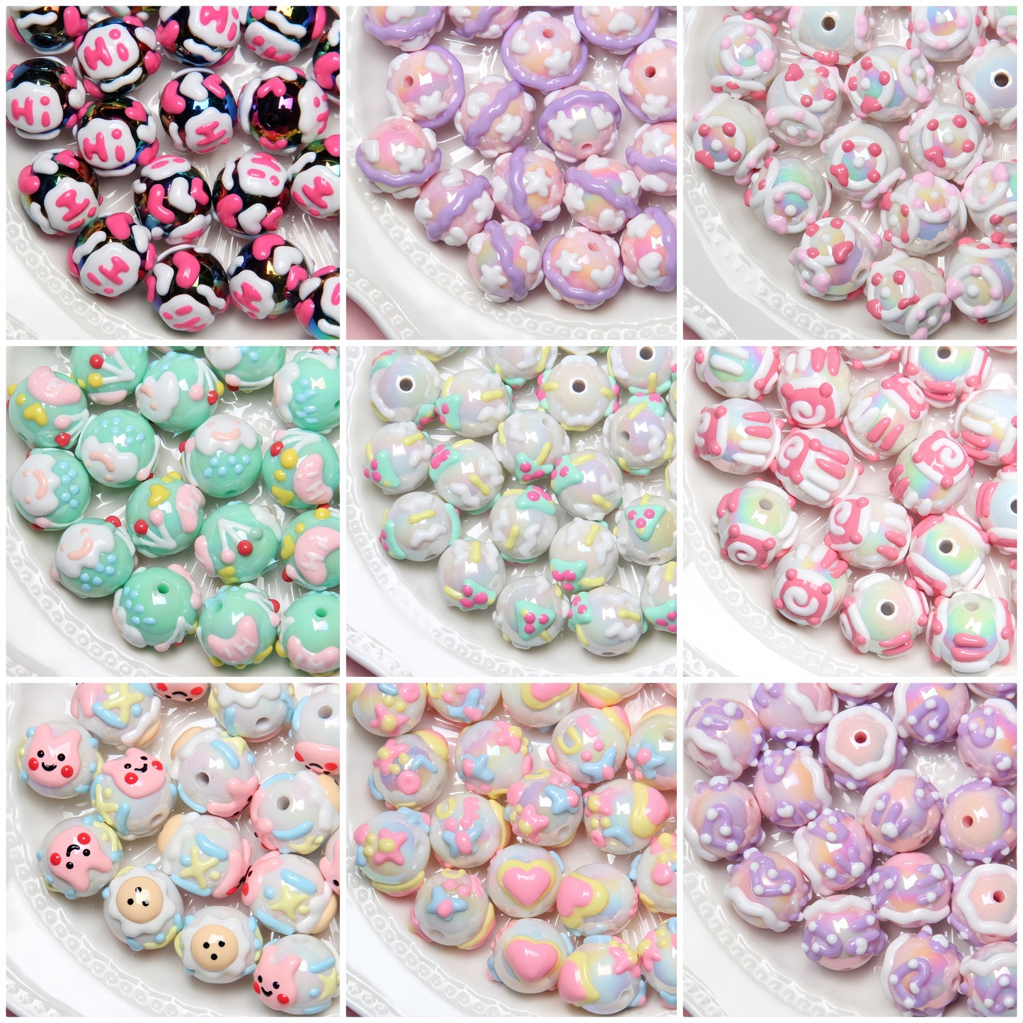 DIY Acrylic Beads Lucky Bags - Open in Live