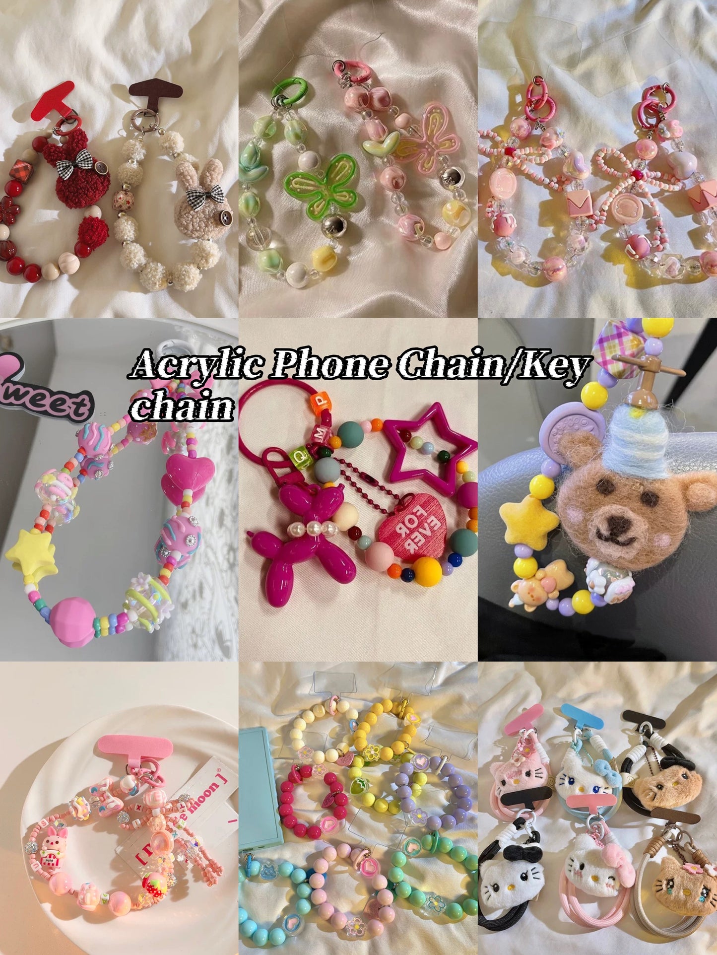 Phone Chain/Key Chain/Bag Chain Lucky Bags-Open In Live