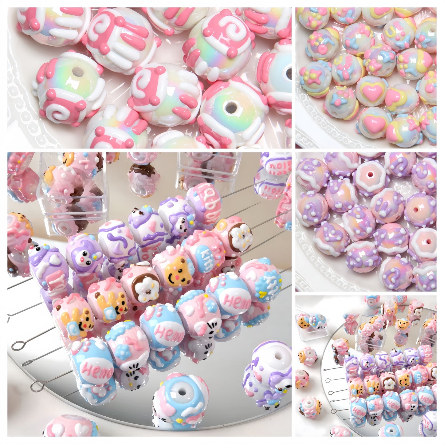 DIY Acrylic Beads Lucky Bags - Open in Live