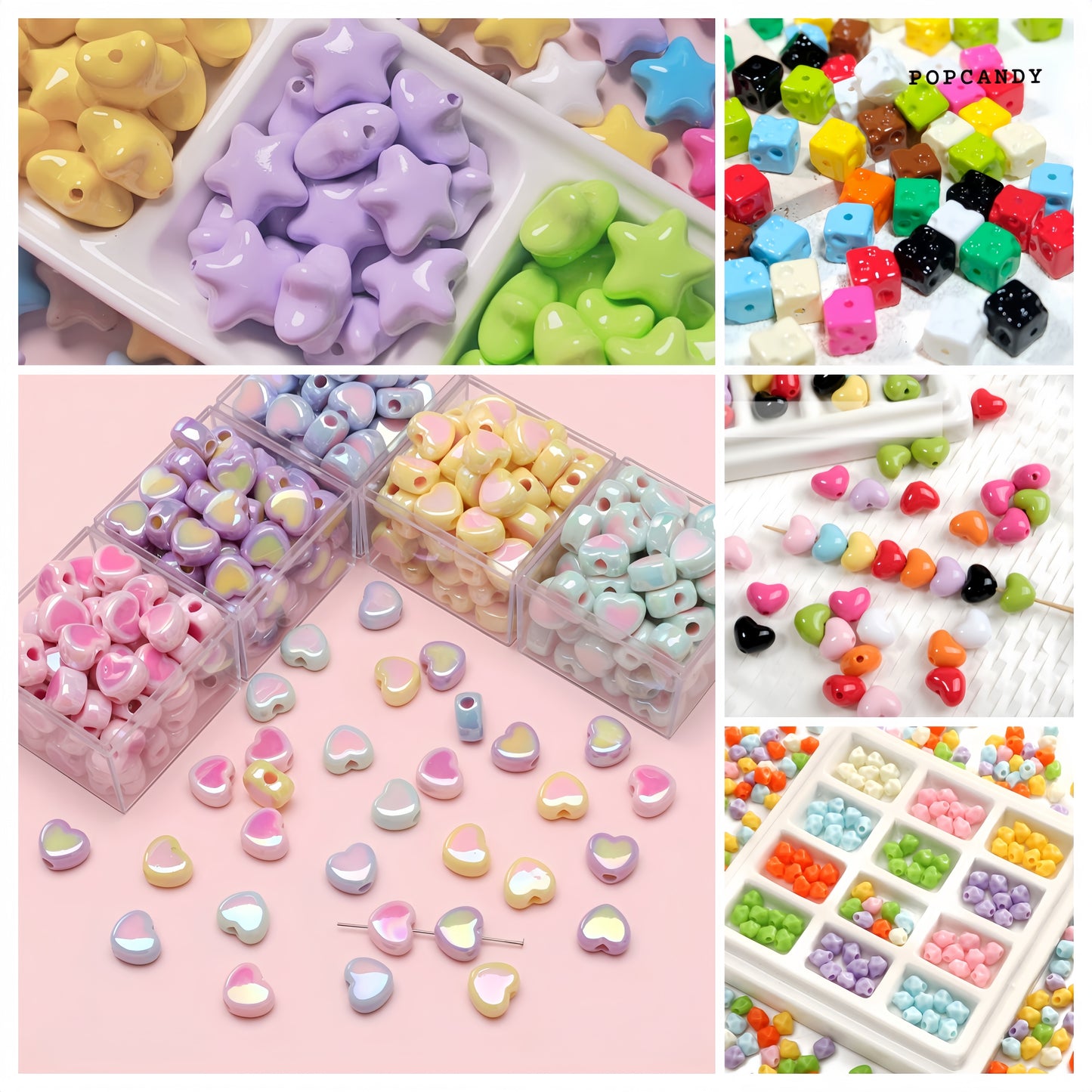 DIY Acrylic Beads Lucky Bags - Open in Live