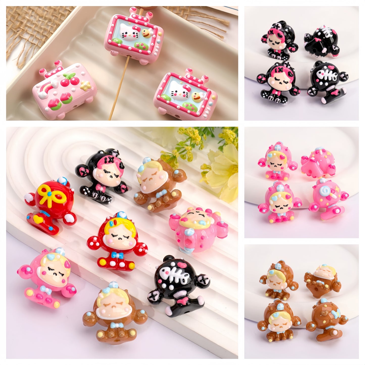DIY Acrylic Beads Lucky Bags - Open in Live